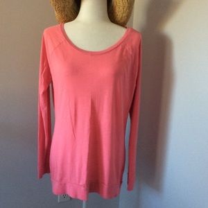Pink Victoria Secret Long Sleeve Shirt.  Size Medium.
